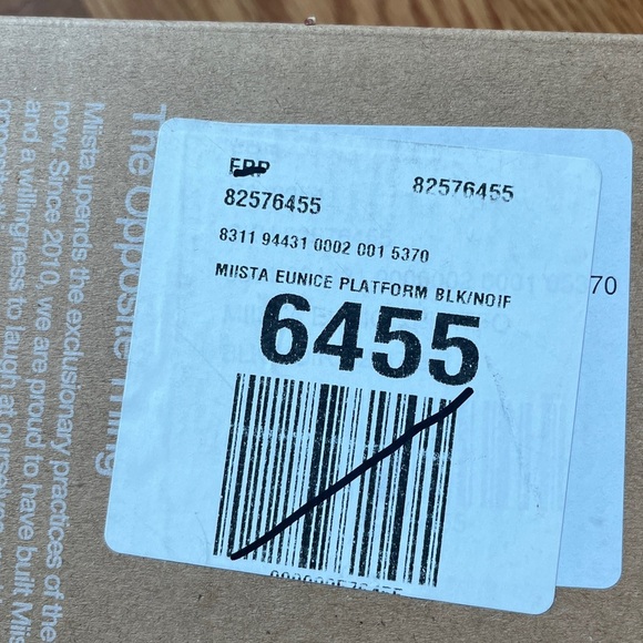 E8 By Miista Eunice Black Sandals EU 37 or 6.5 US NIB - Picture 7 of 16